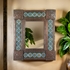 Mexican Embossed Tin Mirror With Mixed Talavera Tile  - 20