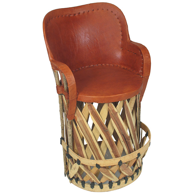 Mexican Equipale Bar Stool Set of 2