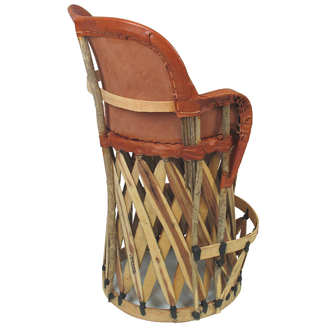 Mexican Equipale Bar Stool Set of 2