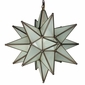 Mexican Frosted Glass Star Light 15