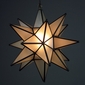 Mexican Frosted Glass Star Light 15