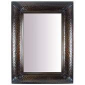 Mexican Hammered Tin Wall Mirror