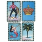 Mexican Loteria Cards Refrigerator Magnets - Set of 4