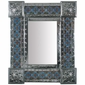 Mexican Natural Tin & Tile Mirror - 20