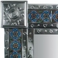 Mexican Natural Tin & Tile Mirror - 20