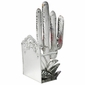 Mexican Painted Tin Cactus Candle Sconces - Set of 2