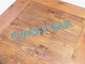 Mexican Painted Wood Cantina Table - Red or Green