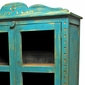 Mexican Painted Wood China Hutch