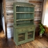 Mexican Painted Wood Kitchen Hutch