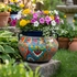 Mexican Pottery Talavera Rounded Flower Pot