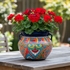 Mexican Pottery Talavera Rounded Flower Pot