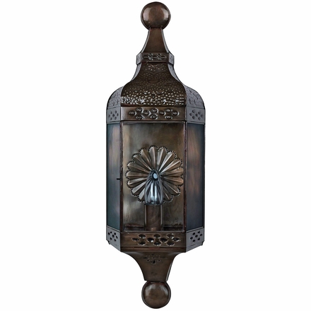 Mexican Punched Tin Moroccan Wall Sconce