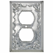 Mexican Punched Tin Outlet Cover - Star
