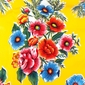 Mexican Round Oilcloth Tablecloth -  3 Sizes - 56