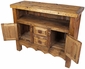 Mexican Rustic Wood TV Stand Entertainment Console