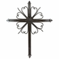 Mexican Rustic Wrought Iron Wall Cross - 22