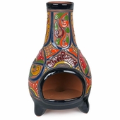 Mexican Talavera Chiminea - 19" Tall