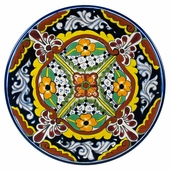 Mexican Talavera Dinner Plate - TP5550