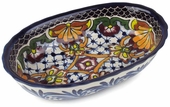 Mexican Talavera Dipping Bowl - Rosario Pattern
