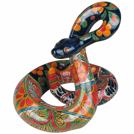 Mexican Talavera Rattlesnake