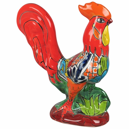 Mexican Talavera Rooster