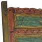 Mexican Throne Chair - Multi-Color Painted Wood