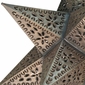 Mexican Tin Hanging Star Lamp