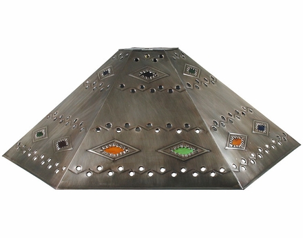Mexican Tin Hex Diamond Shade