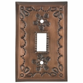 Mexican Tin Single Switch Cover - Star