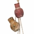 Mini Dangling Clay Pots on Rope - Set of 2