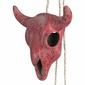 Mini Mexican Clay Toro Skulls on Rope