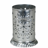 Mini Natural Tin Luminarias - Package of 2