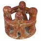 Mini Pre-Columbian Dancers or Circle of Friends Candleholder