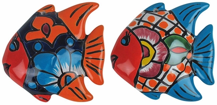 Mini Talavera Angelfish  - Set of 2