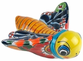 Mini Talavera Bee - Ceramic Wall Art