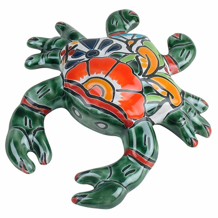 Mini Talavera Crab Wall Decoration