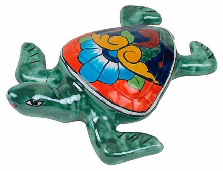 Mini Talavera Sea Turtle Wall D�cor