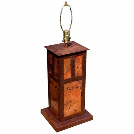 Mission Copper Table Lamp