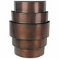 Modern Style Barrel Aged Tin Wall Sconce