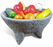Molcajetes - Wooden Bowls - Paper Mache Produce and Ristras