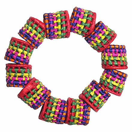 Multi Color Palm Napkin Rings - Set of 12