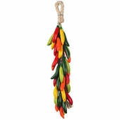 Multi-Color Serrano Chili Ristra - Glazed Ceramic