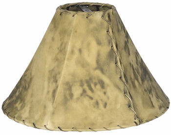 Natural - Handcrafted Mexican Rawhide Lamp Shade  15