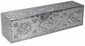 Natural Rectangular Punched Tin Vanity Light Fixture