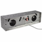 Natural Rectangular Punched Tin Vanity Light Fixture