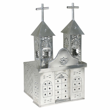 Natural Tin Church Luminaria