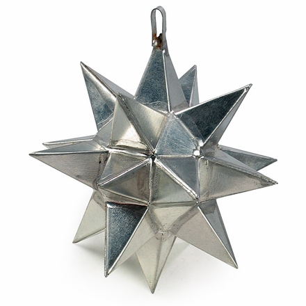 Natural Tin Mini Star Ornament