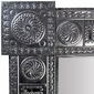 Natural Tin Rectangular Chinese Mirror