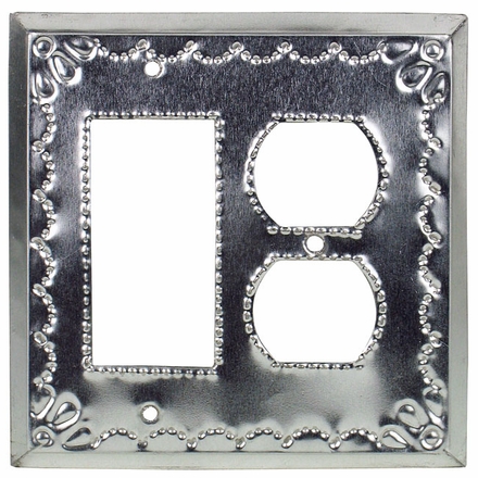 Natural Tin Rocker Switch & Outlet Cover