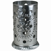 Natural Tin Round Luminarias - Package of 2